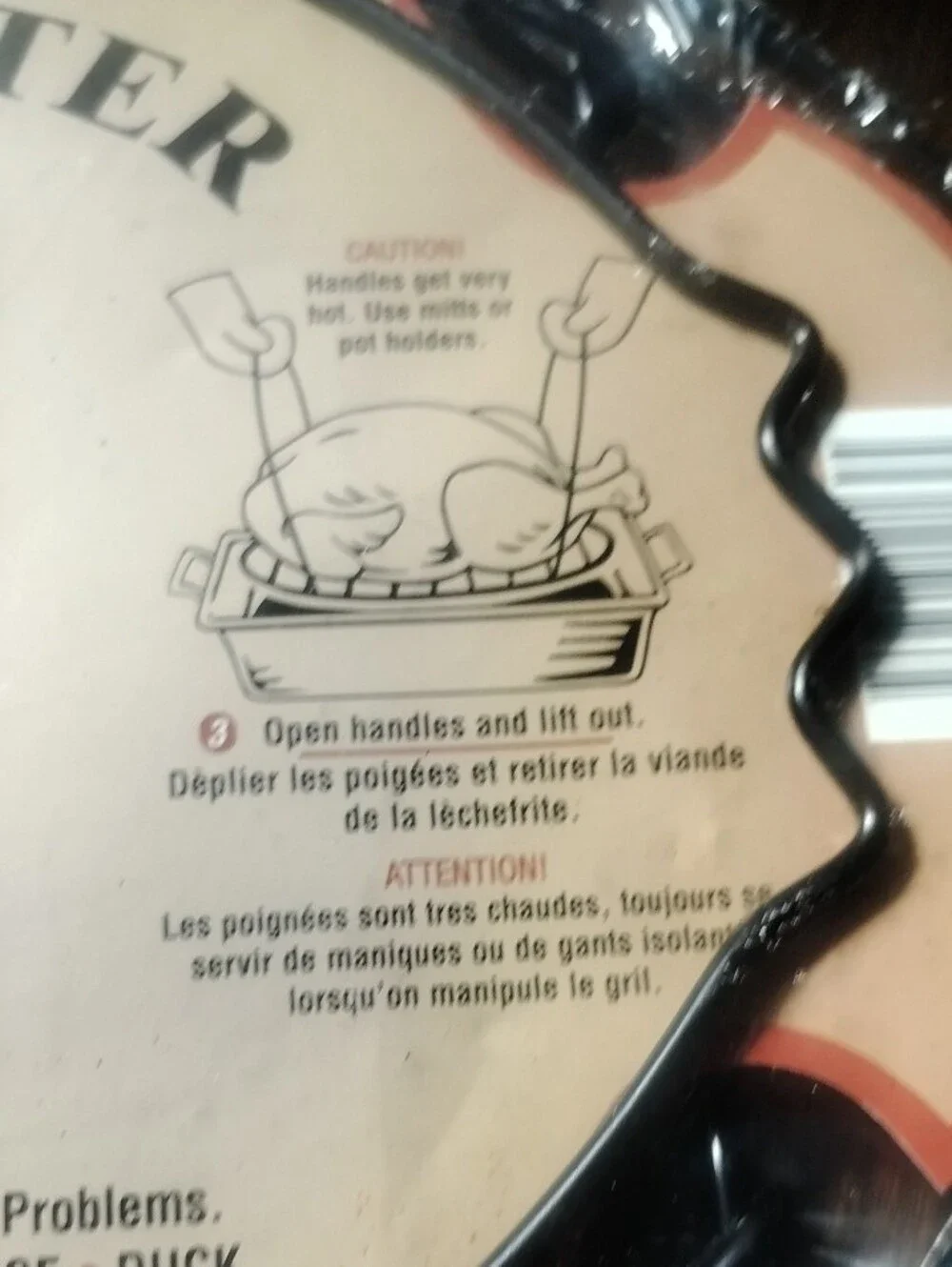 Turkey Lifter Non-Stick Roasting Rack New For Turkey, Roast, Chicken, Goose